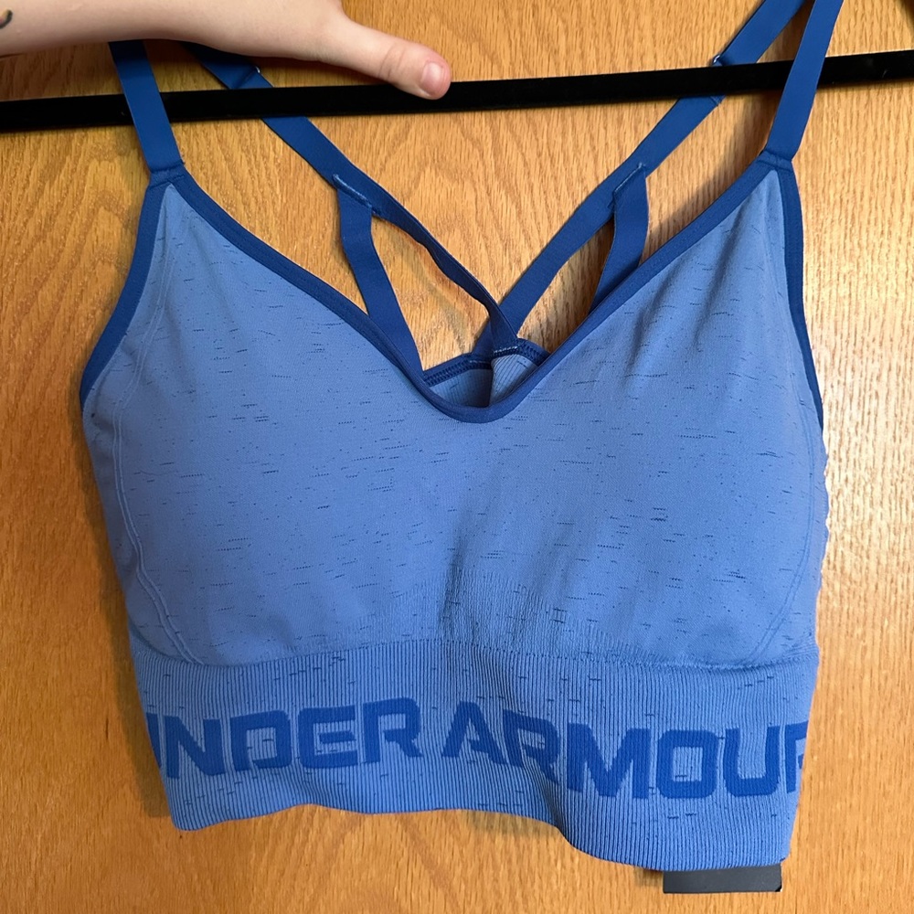 Under Armour Blue Sports Bra L